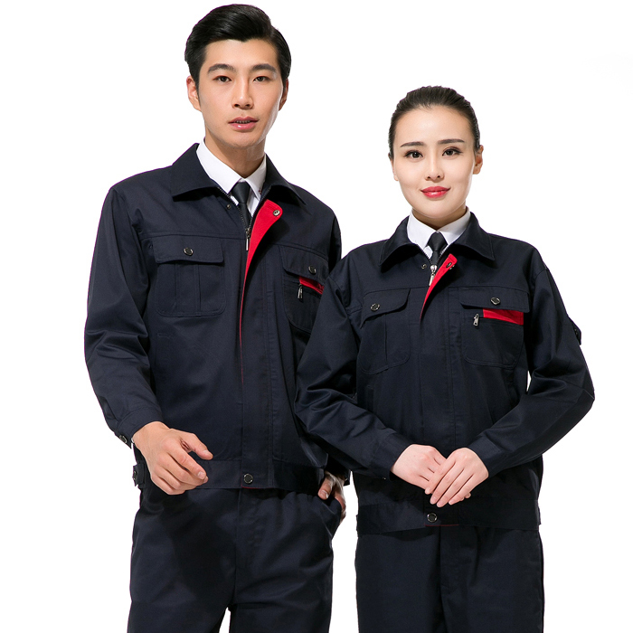 秋冬工作服定做，滌棉面料